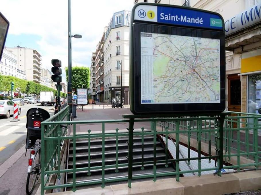 Superbe Appartement Terrasse 75M Paris 圣芒代 外观 照片